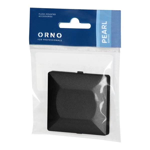 Zaślepka ramki Pearl, Z-Ra P, czarny