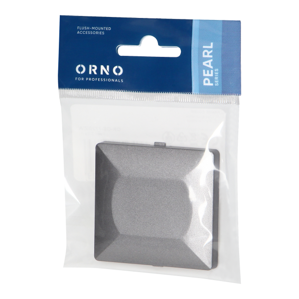 Zaślepka ramki Pearl, Z-Ra P, antracyt