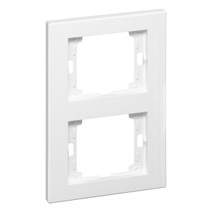 Double frame vertical Onyx, Ra-2OP, white