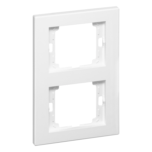 Double frame vertical Onyx, Ra-2OP, white