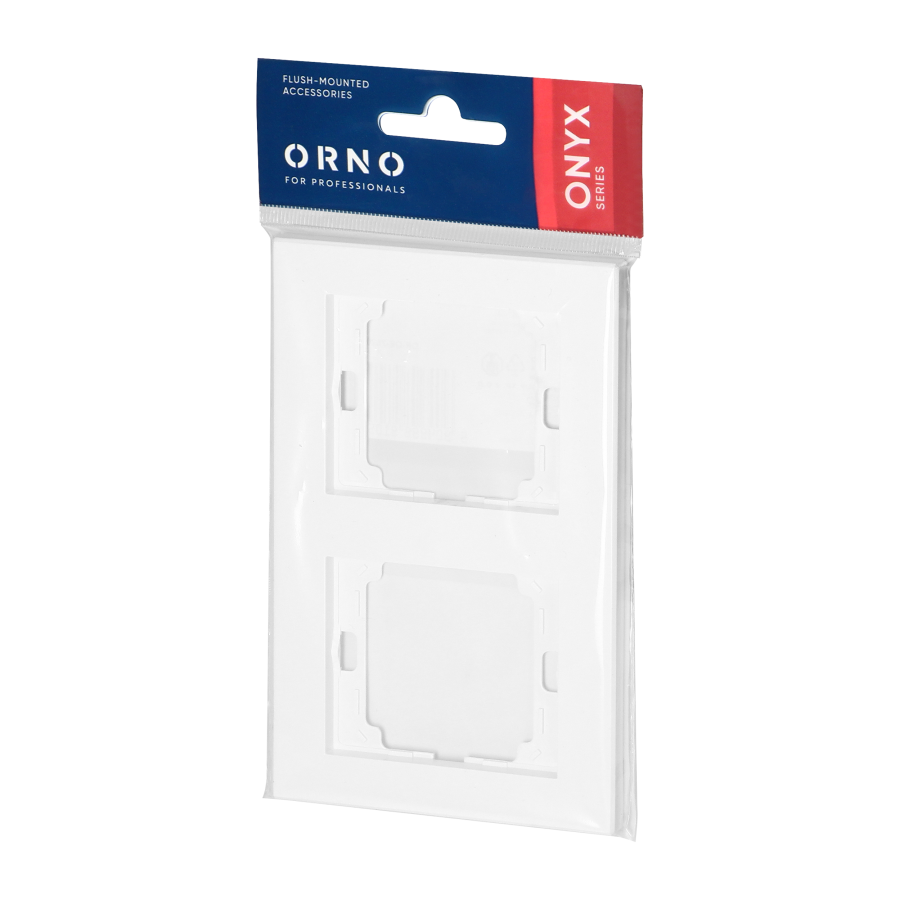 Double frame vertical Onyx, Ra-2OP, white