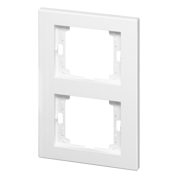 Double frame vertical Onyx, Ra-2OP, white