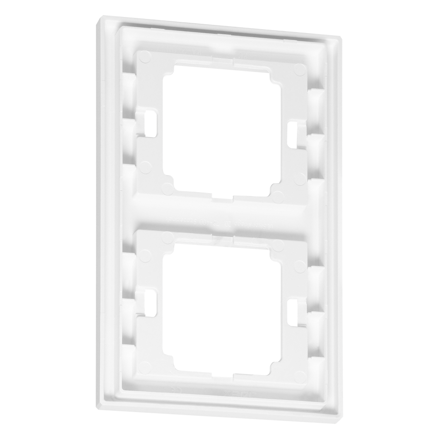 Double frame vertical Onyx, Ra-2OP, white