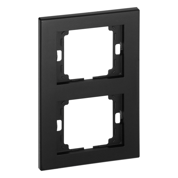 Double frame vertical Onyx, Ra-2OP, black