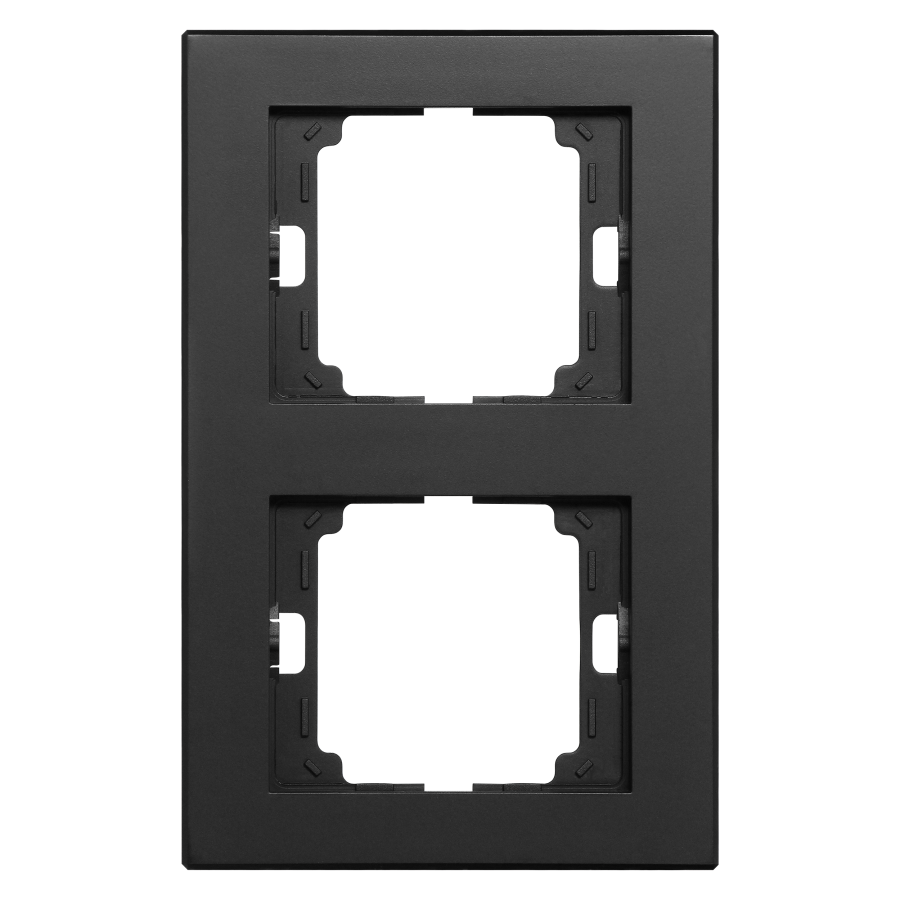 Double frame vertical Onyx, Ra-2OP, black