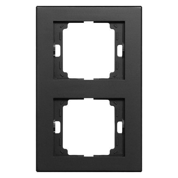 Double frame vertical Onyx, Ra-2OP, black