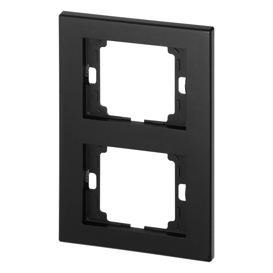 Double frame vertical Onyx, Ra-2OP, black