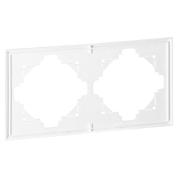 Double frame Luna, Ra-2L, white