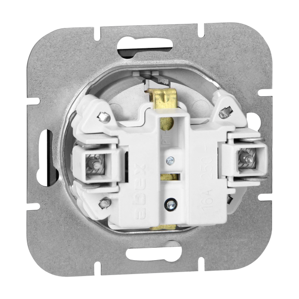 Gniazdo pojedyncze p/t 2P+Z Schuko Pearl, 16A, 250V, PT-17P, czarny