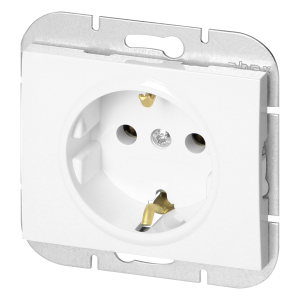 Gniazdo pojedyncze p/t 2P+Z Schuko Onyx, 16A, 250V, PT-17O, biały