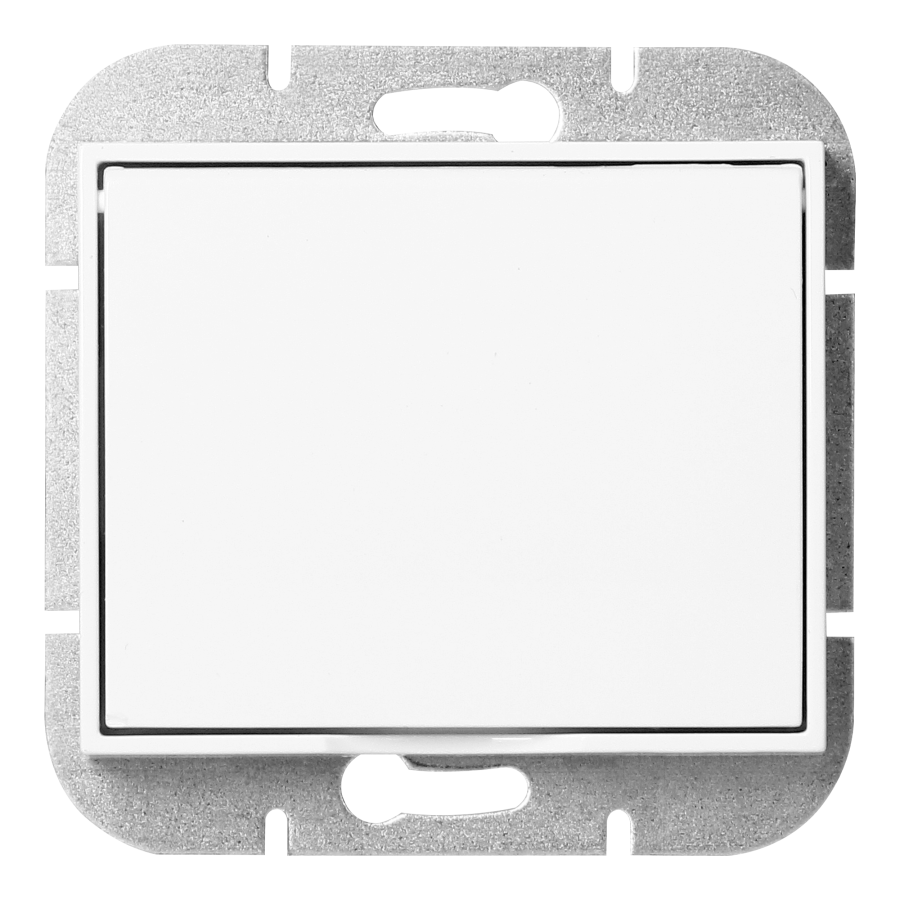 Gniazdo pojedyncze p/t 2P+Z Schuko bryzgoszczelne z klapką Onyx, 16A, 250V, PT-17OH, biały