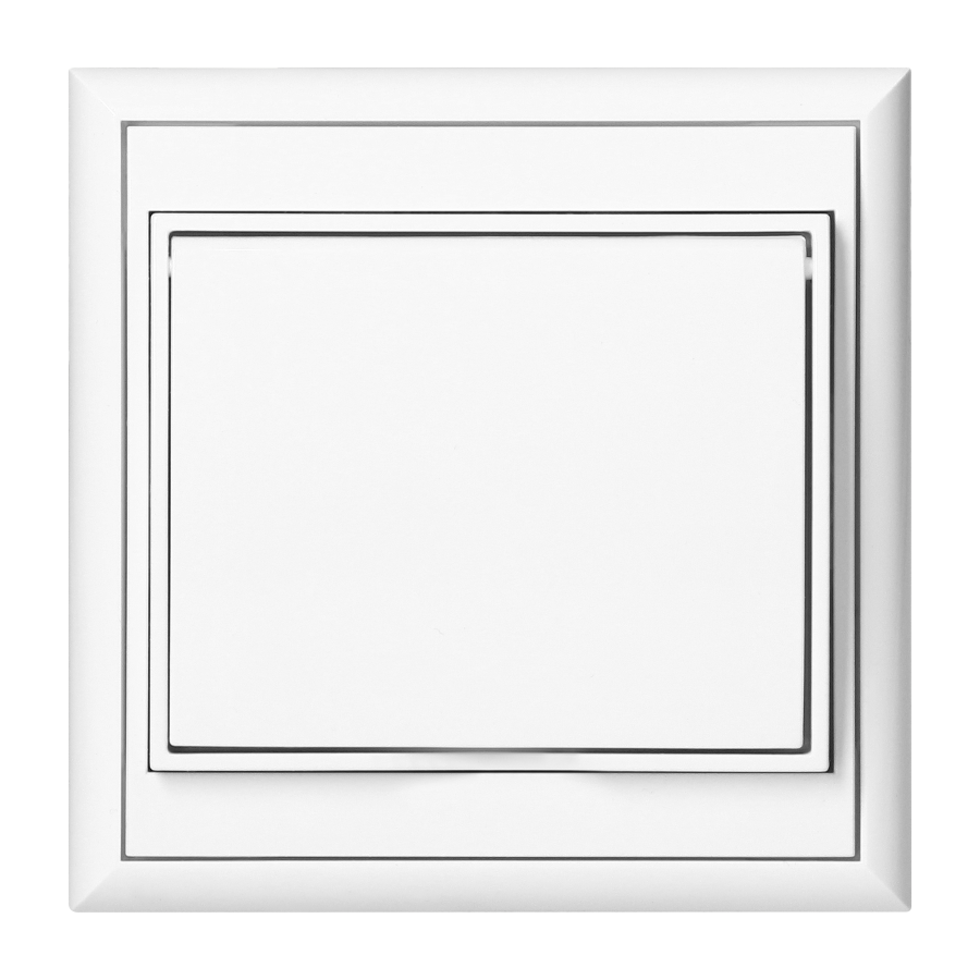 Flush-mounted single socket 2P+E, weather proof with cover Luna, 16A, 250V, PT-16LH, white