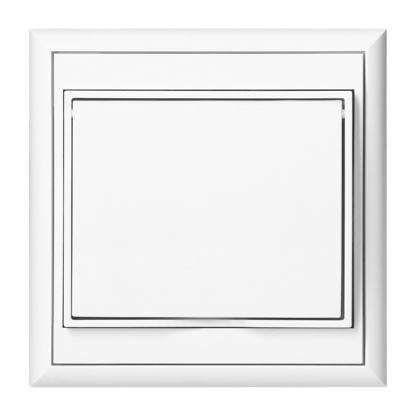 Flush-mounted single socket 2P+E, weather proof with cover Luna, 16A, 250V, PT-16LH, white