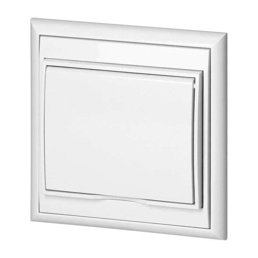 Flush-mounted single socket 2P+E, weather proof with cover Luna, 16A, 250V, PT-16LH, white