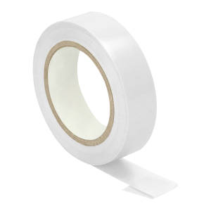 Taśma izolacyjna biała, uniepalniona, szerokość 15mm, grubość 0,13mm, długość 10m