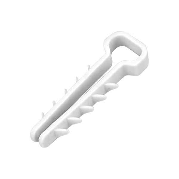 Quick-fix cable grip, flat cable 11x7mm, white, 20 pcs Quick-fix cable grip, flat cable 11x7mm, white, 20 pcs