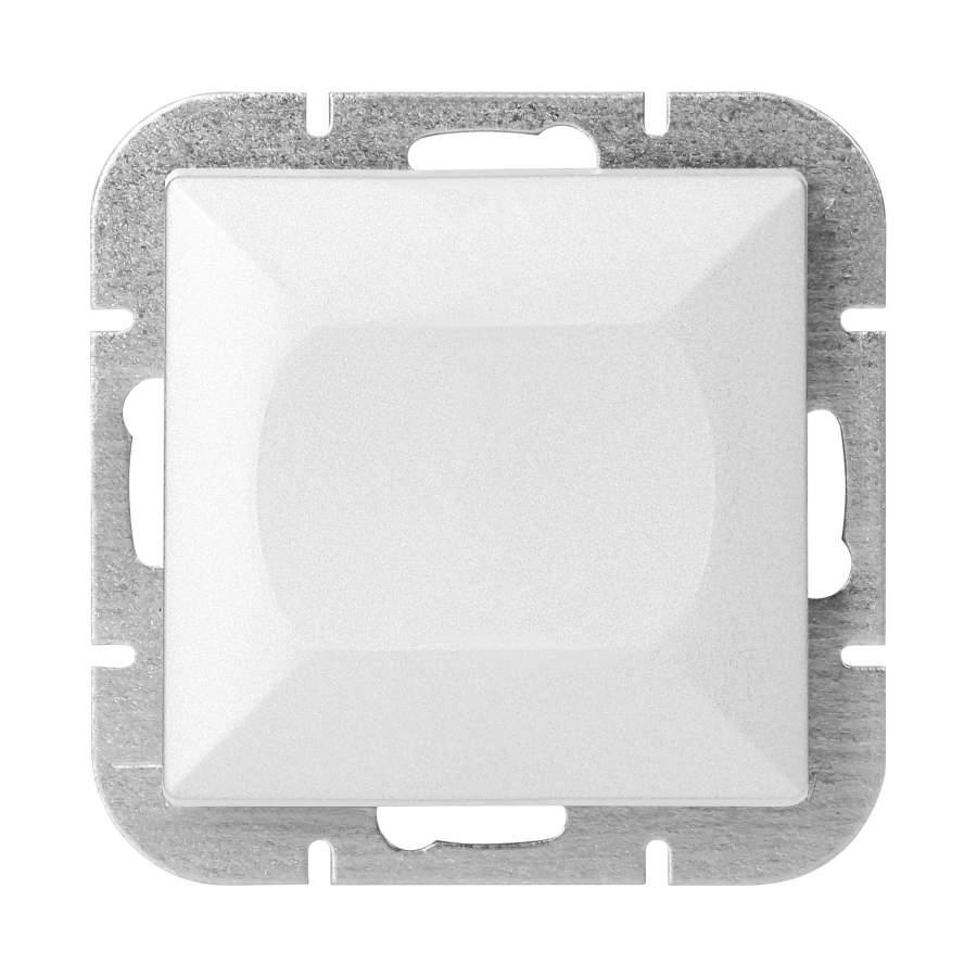 Łącznik jednobiegunowy p/t z podświeleniem Pearl, 10A, 250V, WP-1P/S, biały