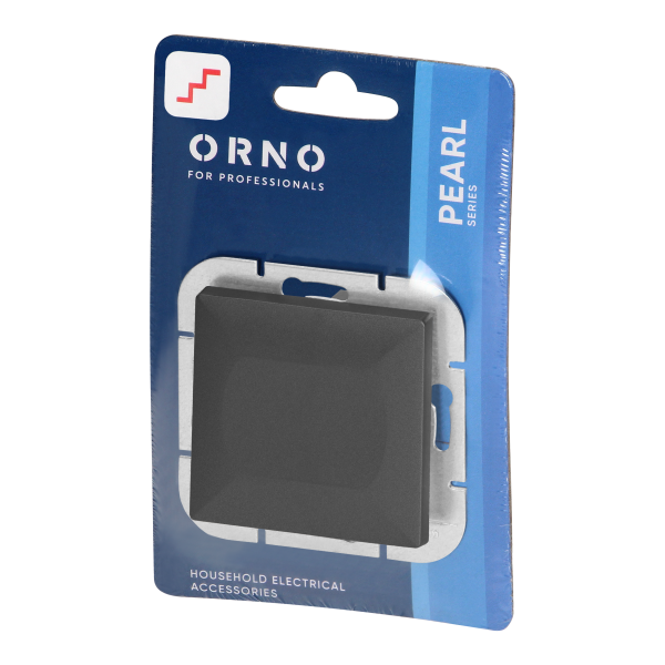 Łącznik p/t schodowy Pearl, 10A, 250V, WP-5P, czarny