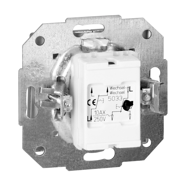 Łącznik p/t schodowy podwójny Pearl, 10A, 250V, WP-2/5P, antracyt