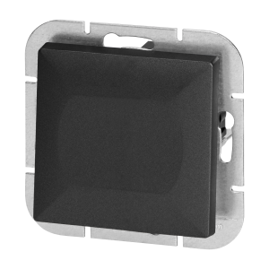 Łącznik krzyżowy p/t Pearl, 10A, 250V, WP-8P, czarny