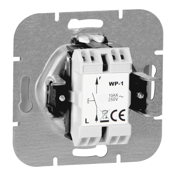 Łącznik p/t jednobiegunowy Onyx, 10A, 250V, WP-1O, biały