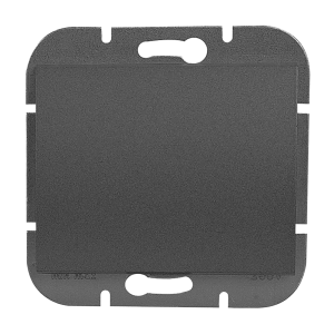 Flush-mounted single-pole switch with illumination Onyx, 10A, 250V, WP-1O/S, black