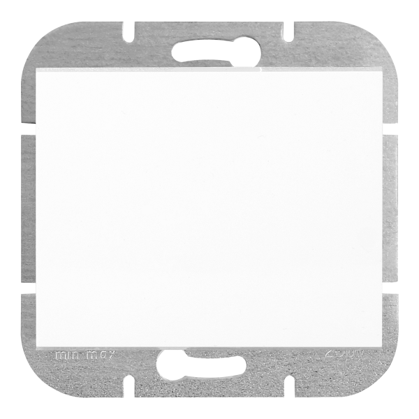 Flush-mounted four-way switch Onyx, 10A, 250V, WP-8O, white