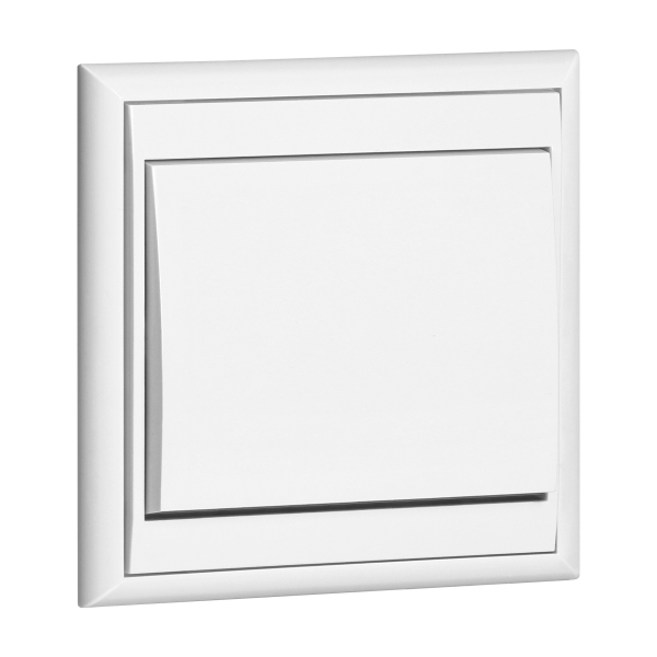 Flush-mounted single-pole switch with illumination Luna, 10A, 250V, WP-1L/S, white