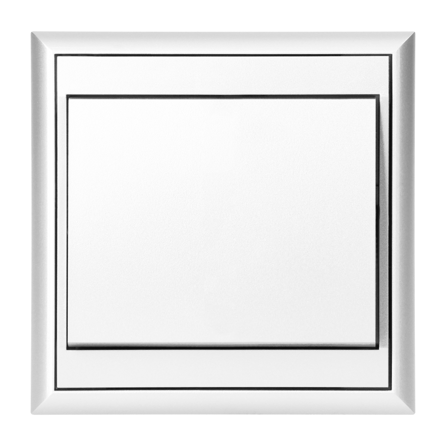 Flush-mounted three-way switch Luna, 10A, 250V, WP-5L, white