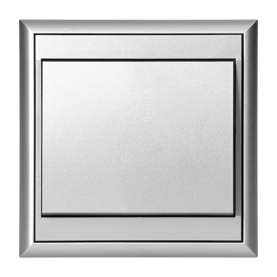 Łącznik p/t schodowy Luna, 10A, 250V, WP-5L, srebrny