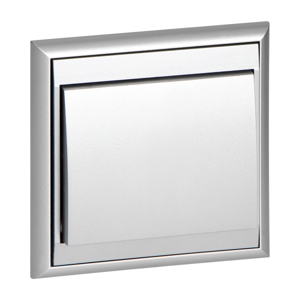 Łącznik p/t schodowy Luna, 10A, 250V, WP-5L, srebrny