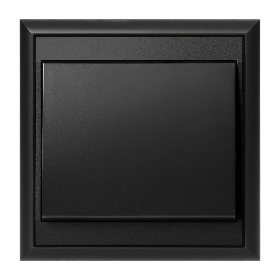 Łącznik p/t schodowy Luna, 10A, 250V, WP-5L, czarny