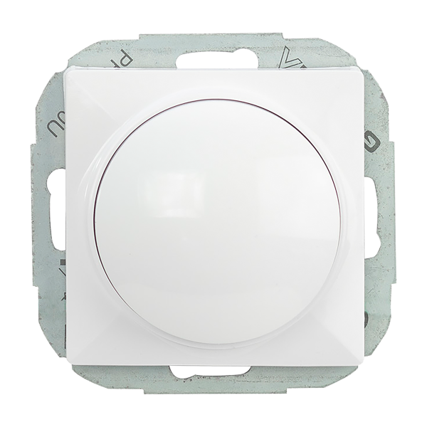 Ściemniacz obrotowy LED Pearl, 230V, 50Hz, Pmin:3W, Pmax:35W, SO-1P/LED, biały