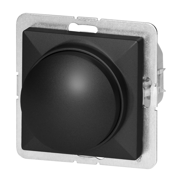 Ściemniacz obrotowy LED Pearl, 230V, 50Hz, Pmin:3W, Pmax:35W, SO-1P/LED, czarny