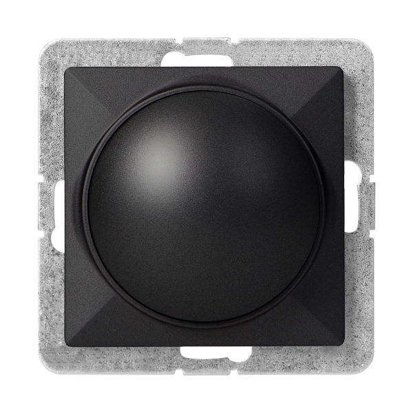 Ściemniacz obrotowy LED Pearl, 230V, 50Hz, Pmin:3W, Pmax:35W, SO-1P/LED, czarny