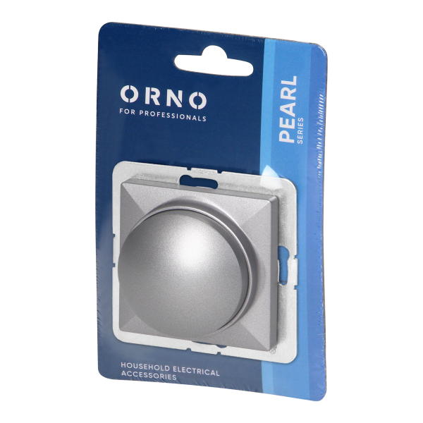 LED rotary dimmer Pearl, 230V, 50Hz, Pmin:3W, Pmax:35W, SO-1P/LED, anthracite