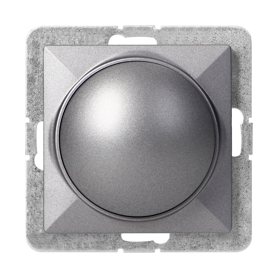 Ściemniacz obrotowy LED Pearl, 230V, 50Hz, Pmin:3W, Pmax:35W, SO-1P/LED, antracyt
