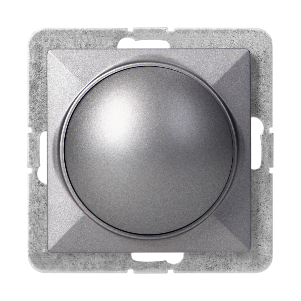 Ściemniacz obrotowy LED Pearl, 230V, 50Hz, Pmin:3W, Pmax:35W, SO-1P/LED, antracyt