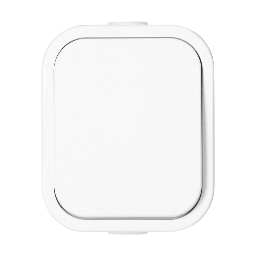 Surface-mounted single-pole switch B2, 10A, 250V, IP54, WNT-1B2, white