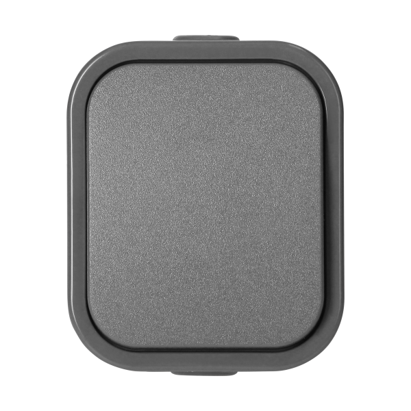 Surface-mounted single-pole switch B2, 10A, 250V, IP54, WNT-1B2, gray