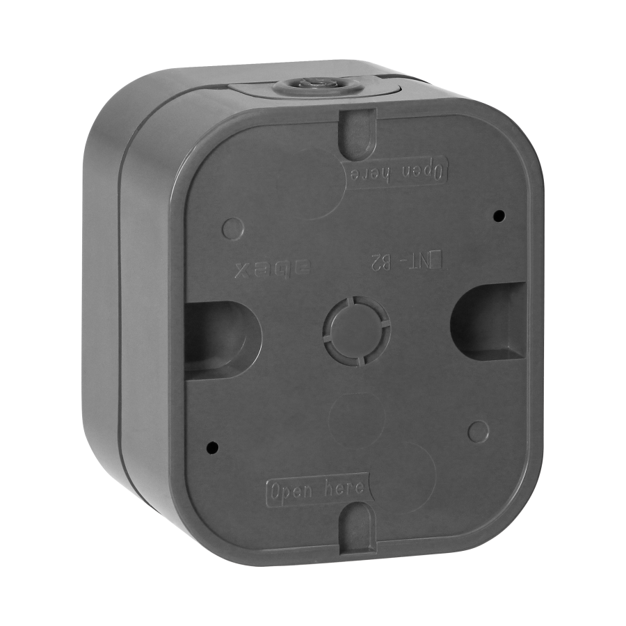 Surface-mounted two-button switch B2, 10A, 250V, IP54, WNT-2B2, gray