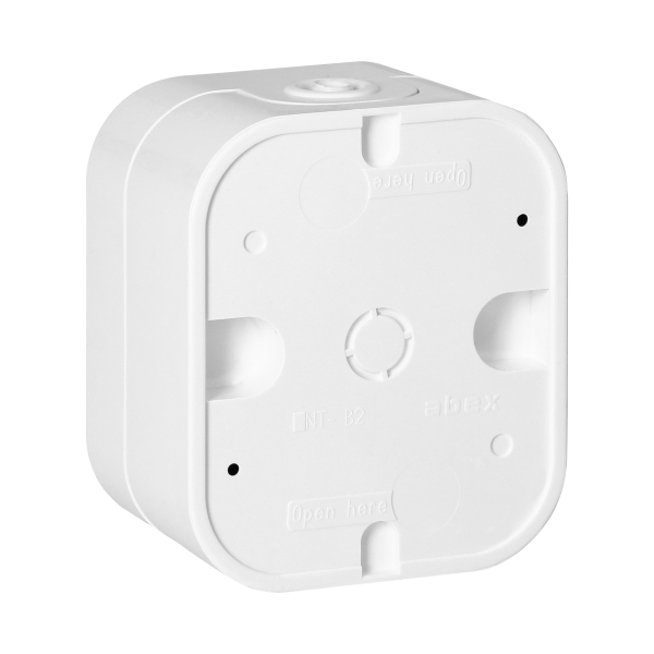 Surface-mounted doorbell button B2, 10A, 250V, IP54, WNT-6/7B2, white