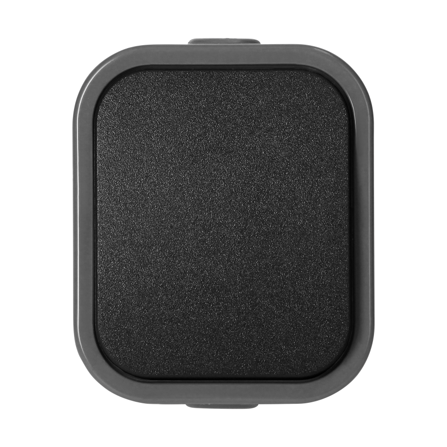 Surface-mounted doorbell button B2, 10A, 250V, IP54, WNT-6/7B2, gray/black