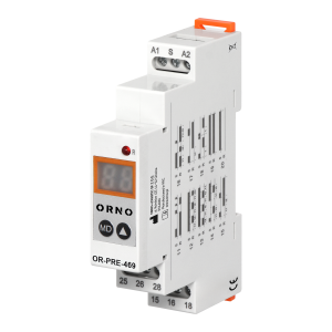 Digital time relay 1 module, multi-function, 0.1 s-99 days, 12-240 VAC, 16 A, 20 modes
