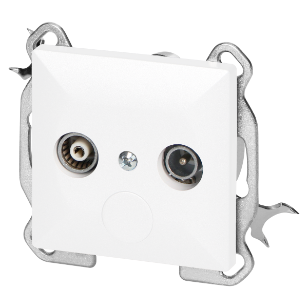 RTV end socket 1,5 db Pearl, 1,5dbt, GAP-P/K, white