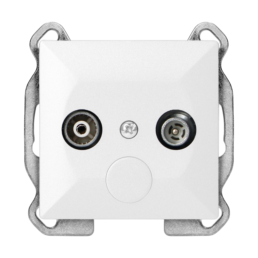 RTV end socket 1,5 db Pearl, 1,5dbt, GAP-P/K, white