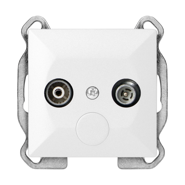 RTV end socket 1,5 db Pearl, 1,5dbt, GAP-P/K, white