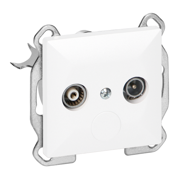 RTV end socket 1,5 db Pearl, 1,5dbt, GAP-P/K, white