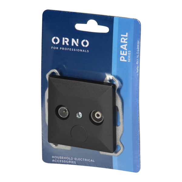 RTV end socket 1,5 db Pearl, 1,5dbt, GAP-P/K, black