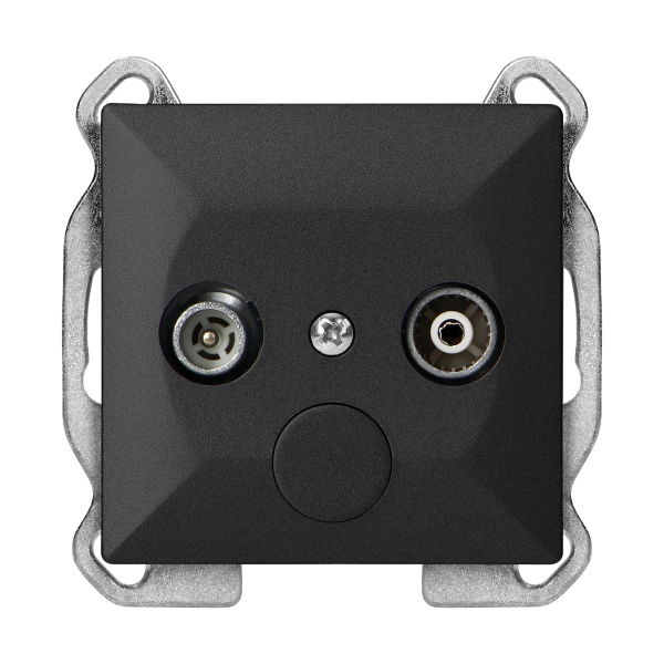 RTV end socket 1,5 db Pearl, 1,5dbt, GAP-P/K, black